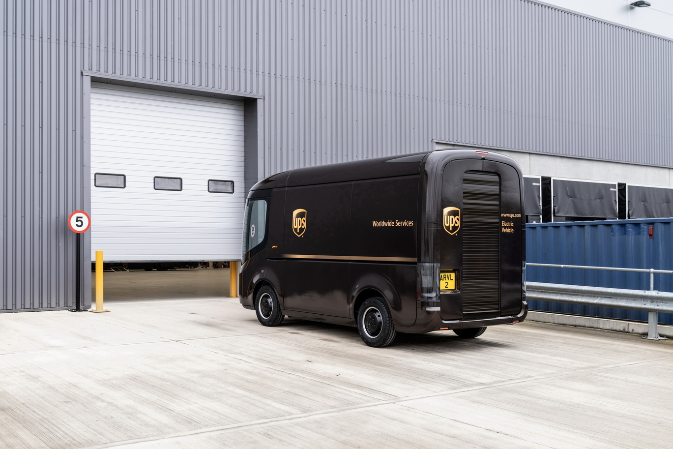 UPS將向英國初創Arrival買入萬輛電動貨車，以減少碳排放及降低營運成本。（Arrival圖片）