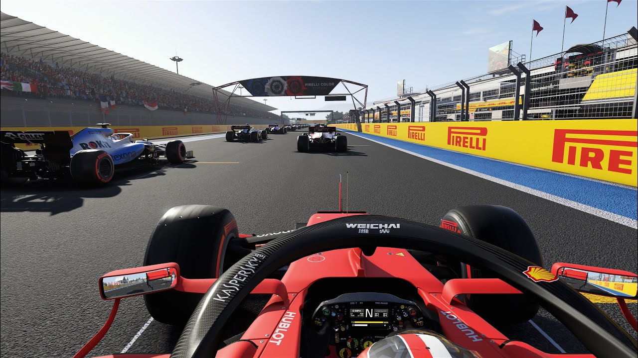《F1 2019》賽車遊戲獲一級方程式錦標賽官方授權製作，細緻逼真。（Codemasters圖片）