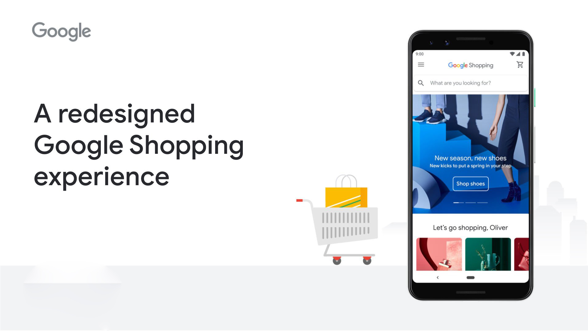 Google Shopping搜尋頁面將免費開放予所有電商使用，下周一起在美國生效。（Google網上圖片）