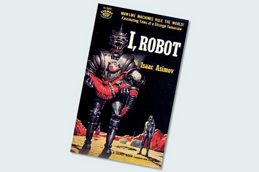 科幻小說家艾西莫夫（Isaac Asimov）早於1942年的經典作品I, Robot。（網上圖片）