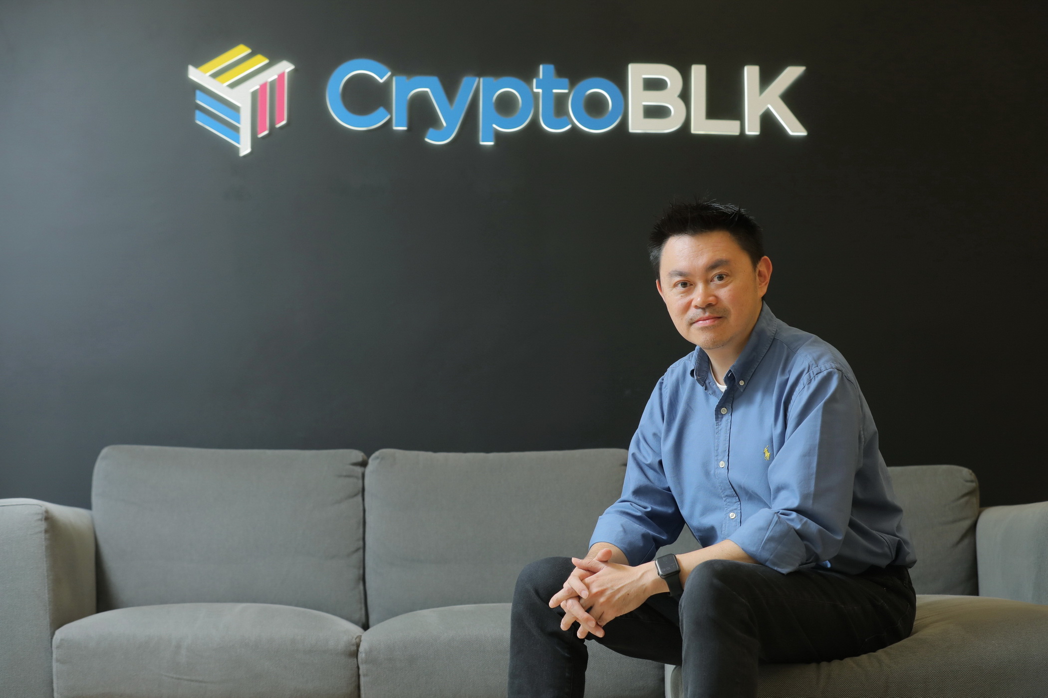 CryptoBLK創辦人王世松視Contour為初創公司，希望能在多家機構投資下順利持續發展，專注開發技術平台。（黃俊耀攝）