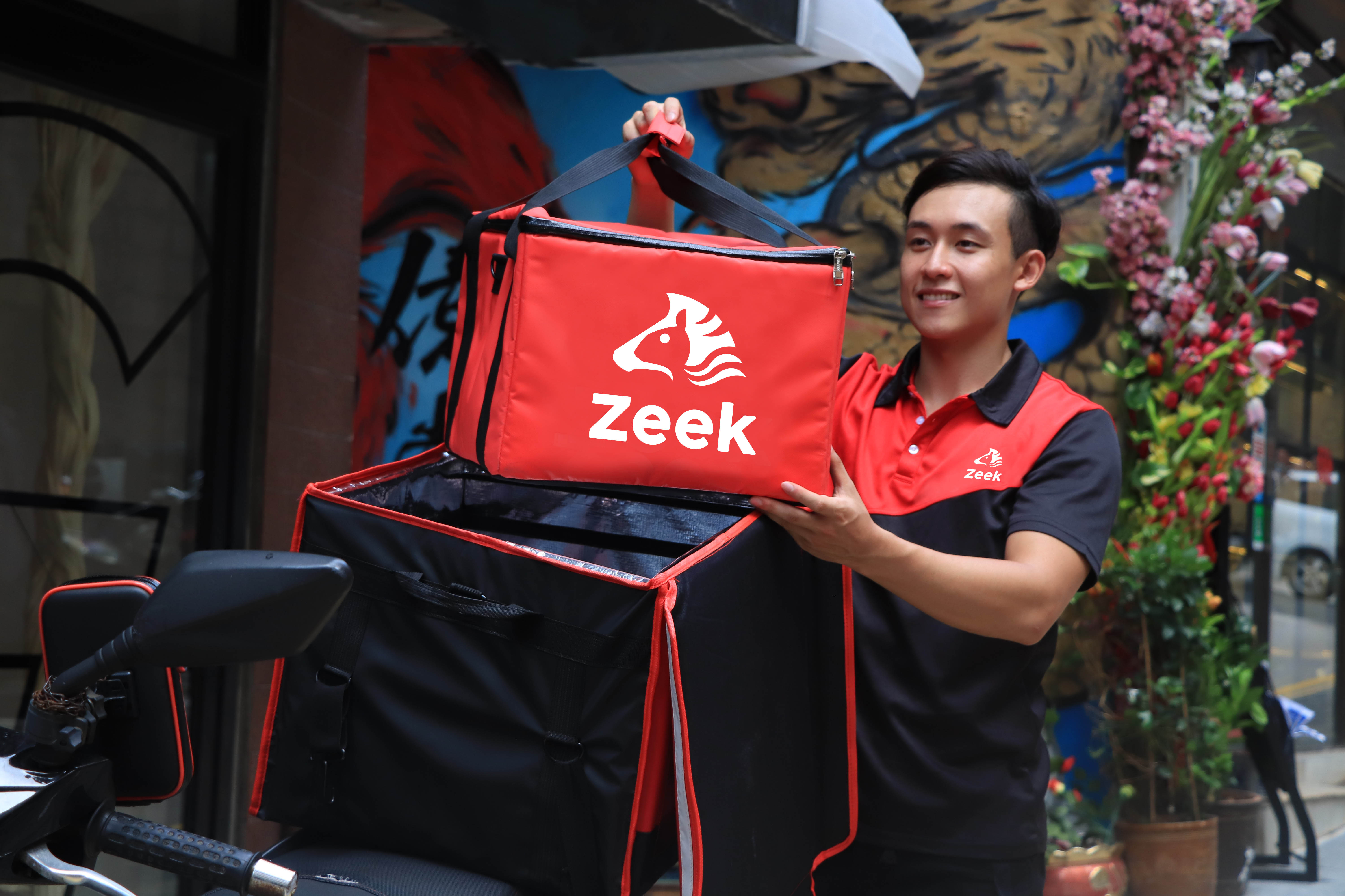 本港物流平台Zeek外賣單量，對比半年前升幅達一倍。（Zeek圖片）