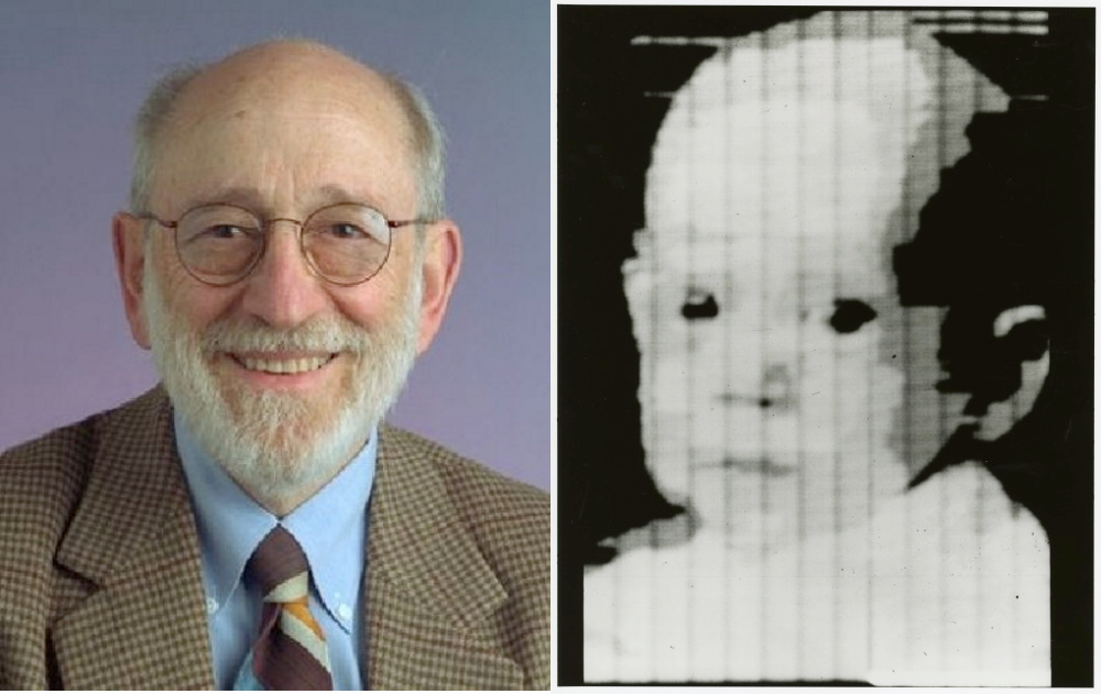 Russell Kirsch捕獲全球首批數碼圖像，相中人（右圖）為他的小兒子。（NIST圖片）