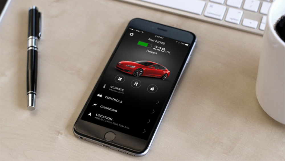 Tesla手機應用程式懷疑出現漏洞，有車主竟然可以透過程式，遙遠操控千里之外其他車主的Tesla汽車。（Tesla網站圖片）
