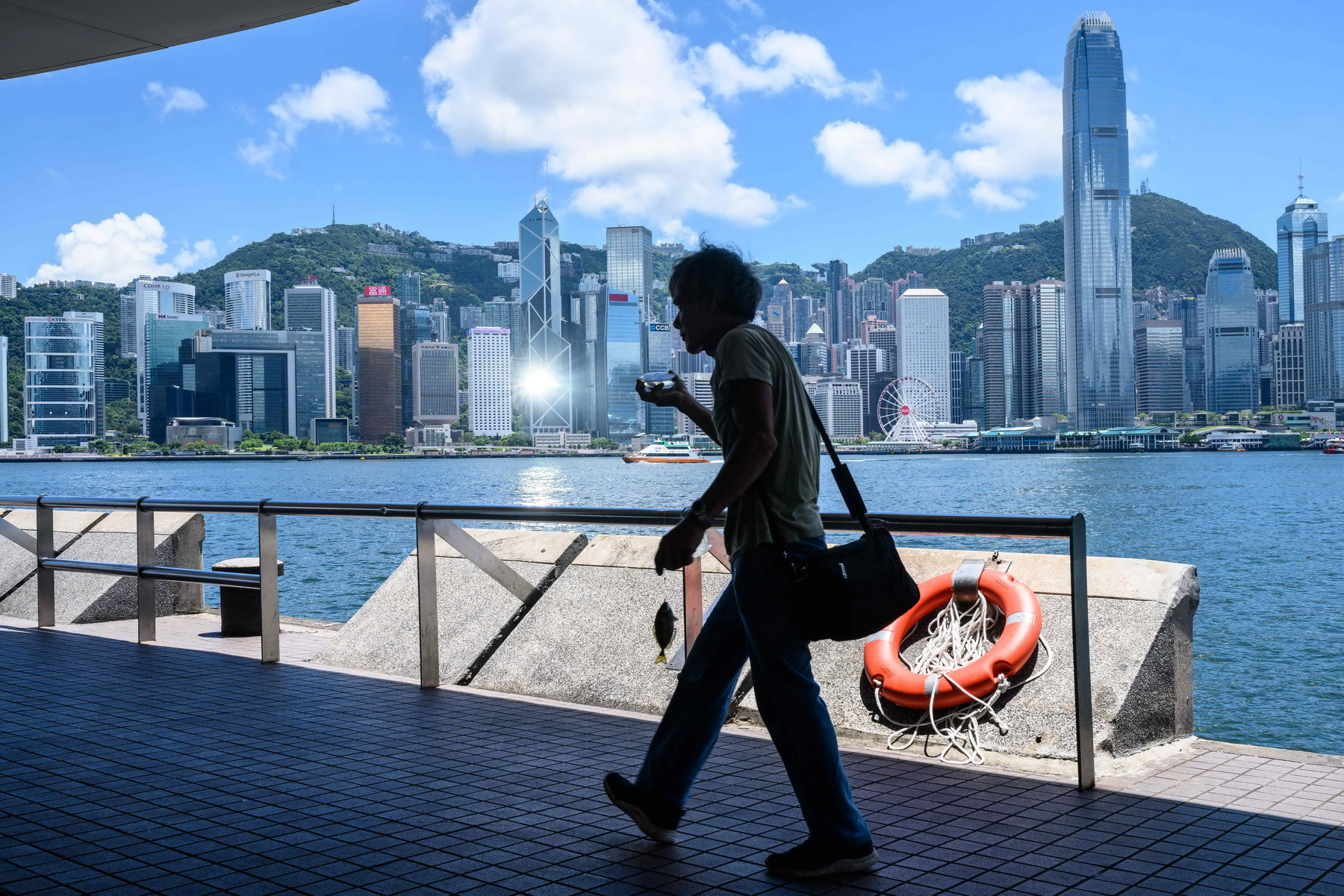 香港的科技競爭力正快速地流向亞洲競爭對手，包括台灣及新加坡等。（法新社資料圖片）