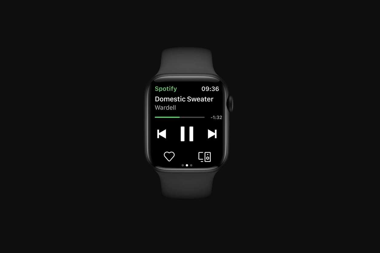 日後用戶可以直接透過Apple Watch使用Spotify服務。（Spotify圖片）