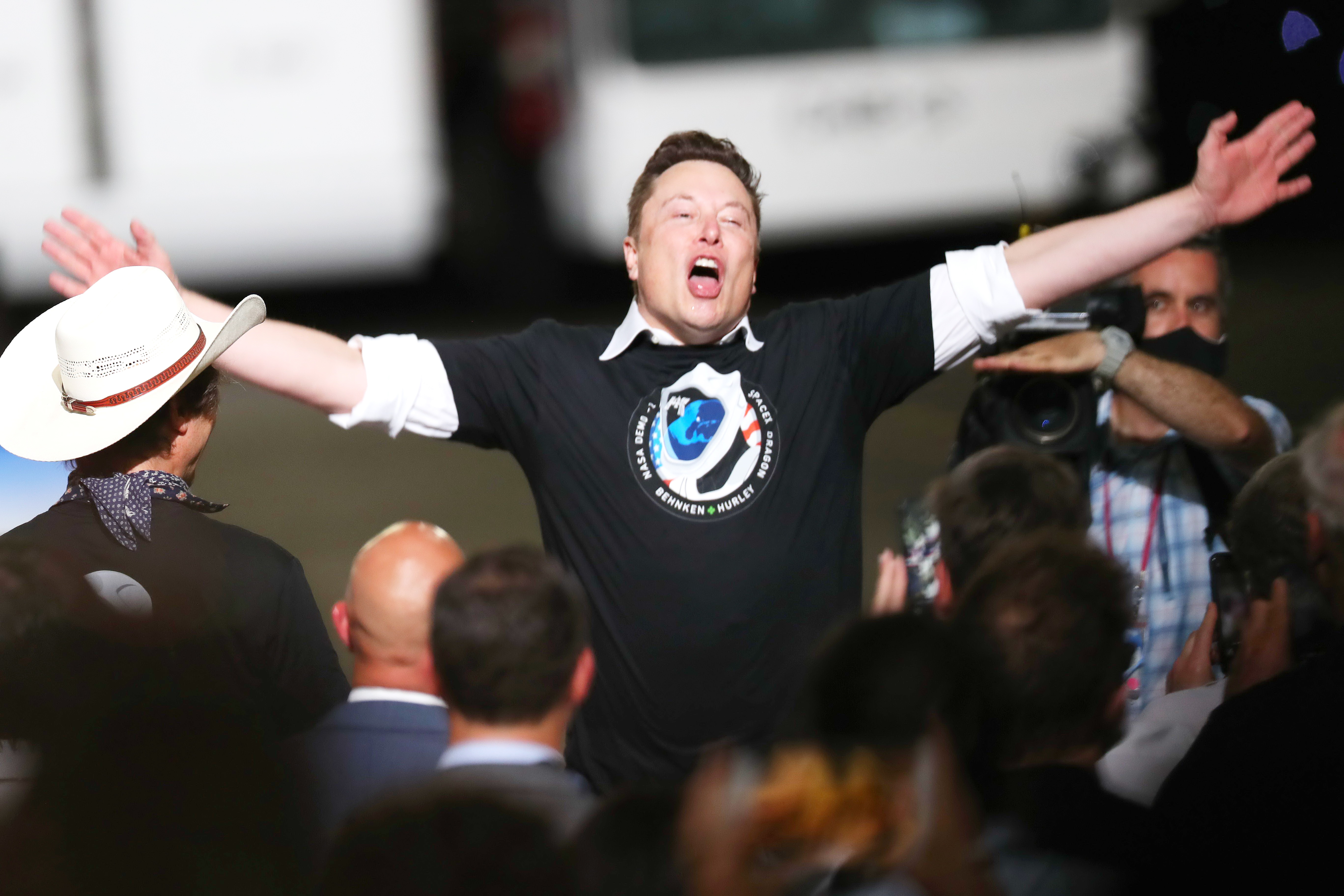 Elon Musk是創新冒險家，超級工程師，近代達文西，他開出的期票，或許有延誤，但是通通都能夠實現。（法新社資料圖片）