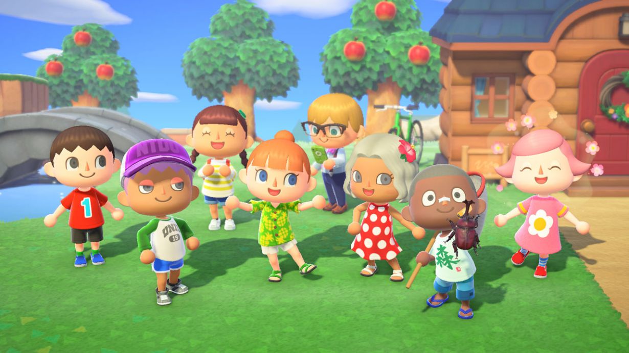 《集合啦！動物森友會》具備社交功能，玩家能與其他人的遊戲角色互動。（網上圖片）
