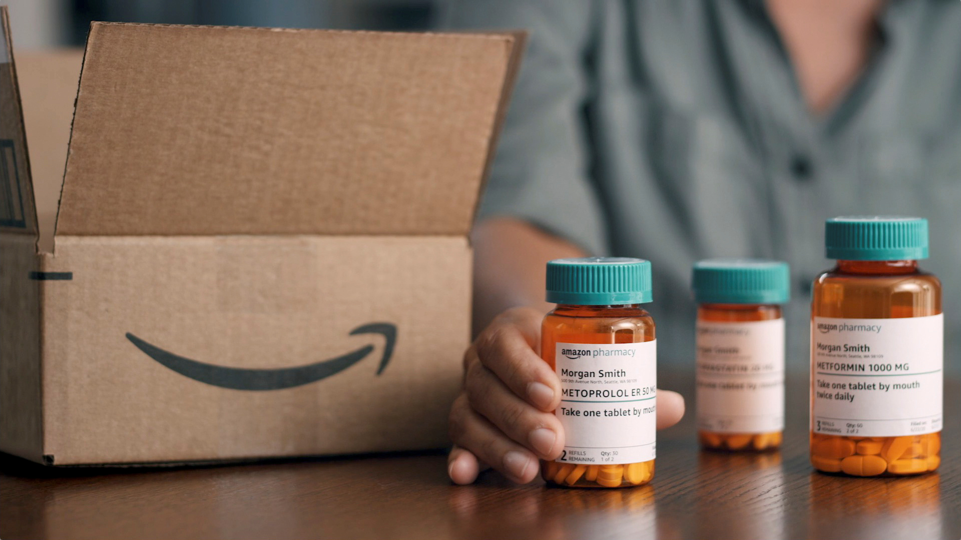 Amazon Prime會員在亞馬遜網上藥房買藥，可免運費。（路透圖片）