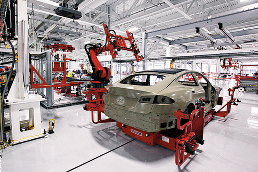 加州弗里蒙特廠房的Model S和X生產線，將由12月24日暫停運作，為期18天。（網上圖片）