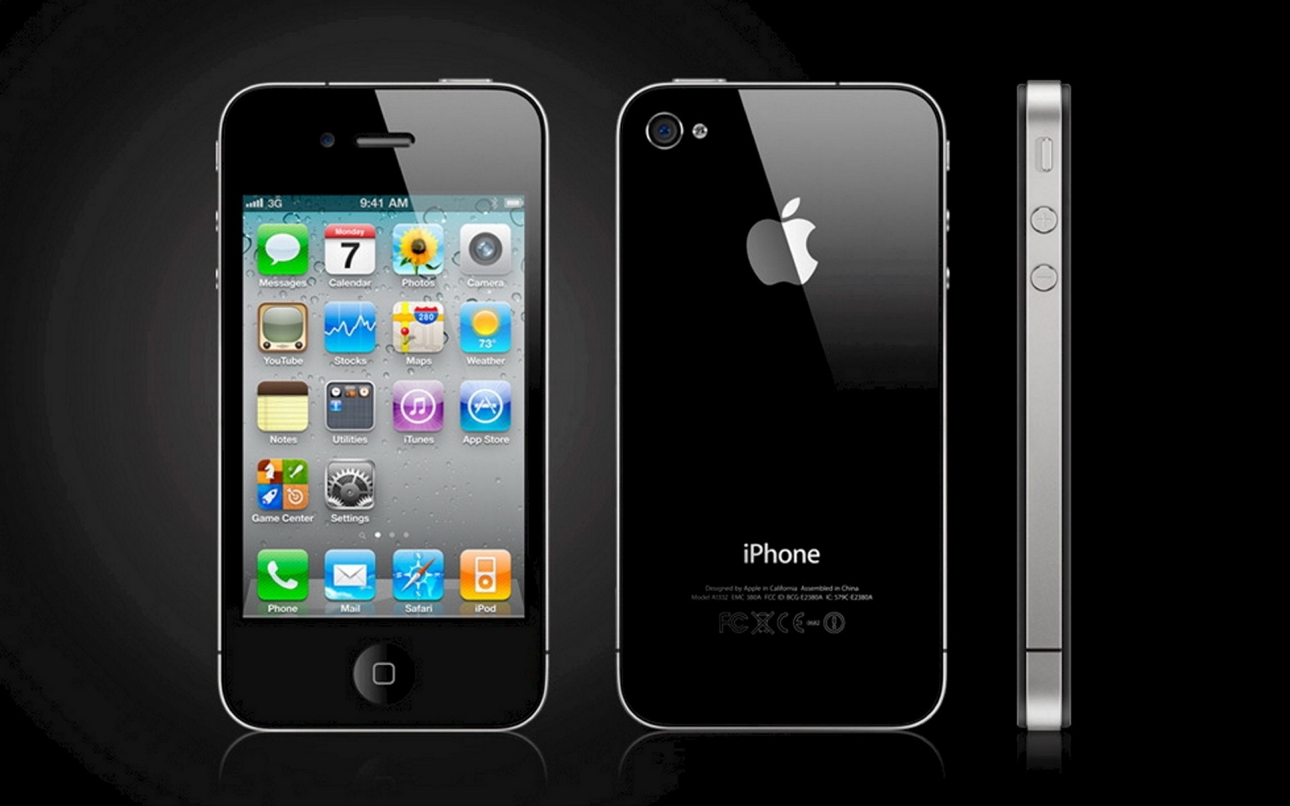 於2010年6月發布的蘋果iPhone 4，元旦起將無法再支持WhatsApp。（蘋果公司圖片）