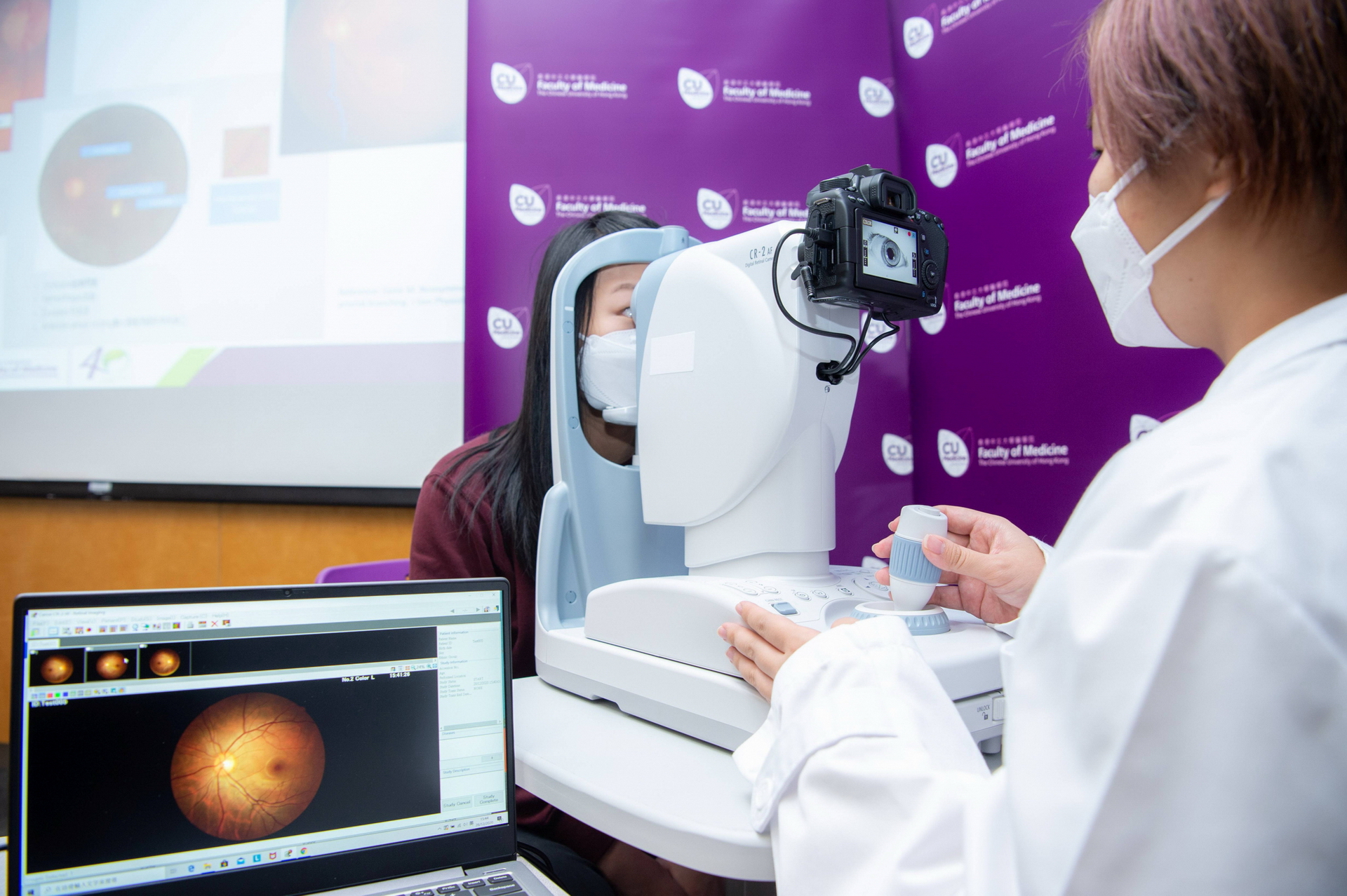 中大的「全自動視網膜圖像分析」技術研究，已於醫學期刊《刺針》旗下子刊EClinicalMedicine發表。（中大圖片）