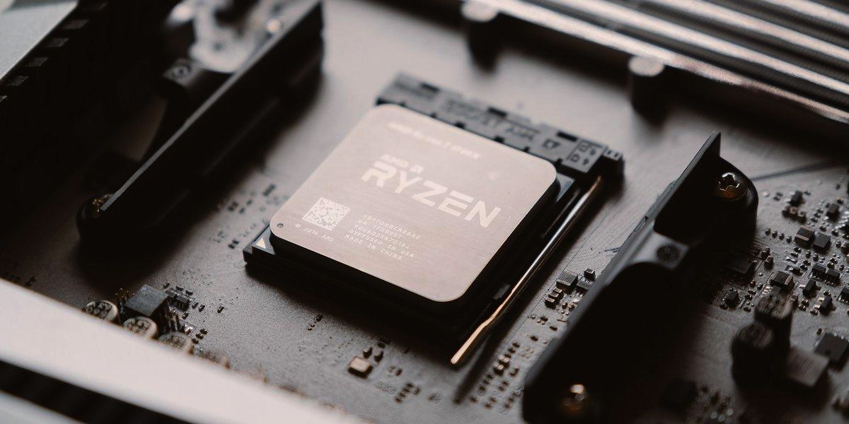 AMD發表的Ryzen系列處理器，帶動市佔從2019年首季起飆升。（AMD圖片）