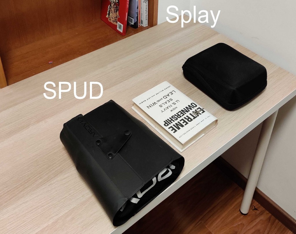 第二代Splay的體積比第一代SPUD縮細了三成，重量減輕了1磅。