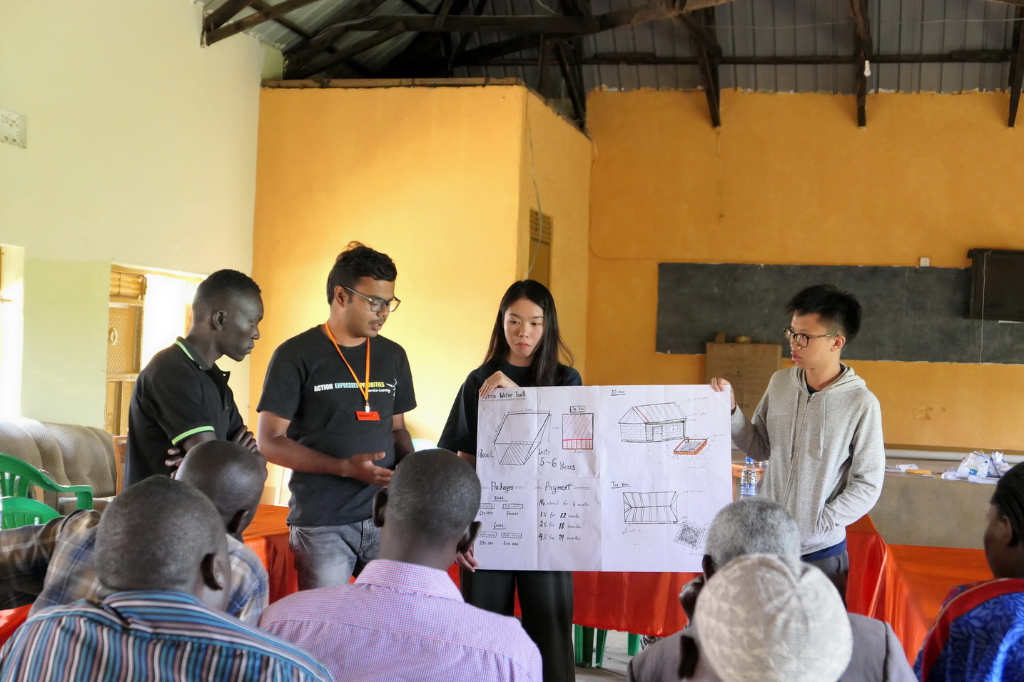 梁珮儀等人2019年曾到非洲烏干達考察，該次行程觸發他們創業念頭。（受訪者提供圖片）