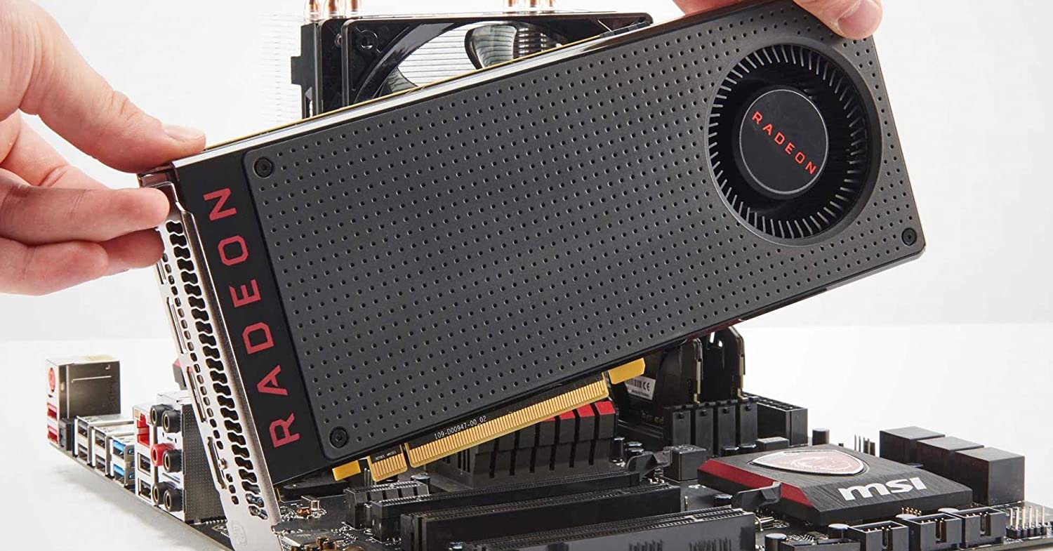 AMD Radeon RX 580被市場評為最佳挖礦顯示卡之一。（亞馬遜網站圖片）