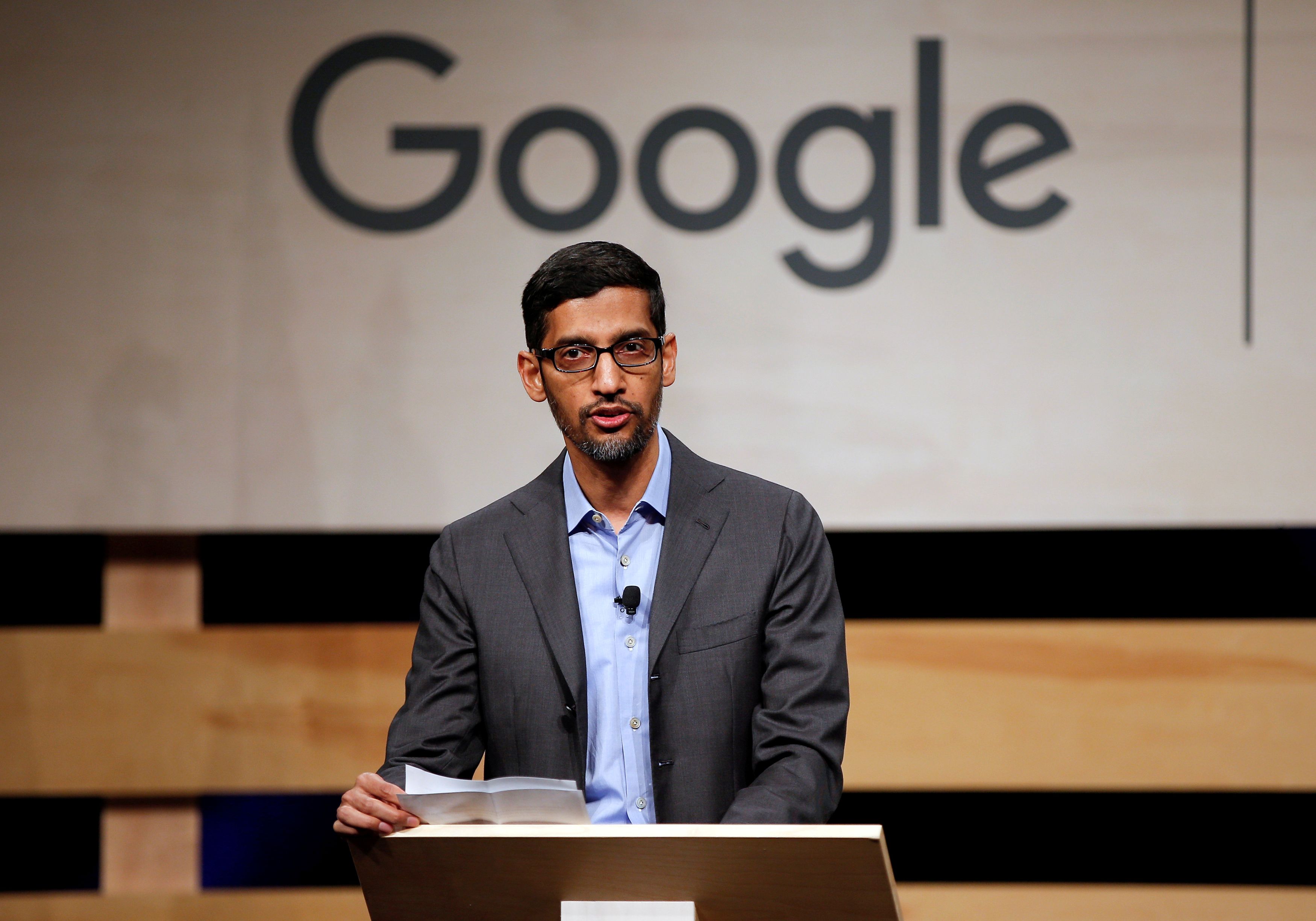 印度裔的Google行政總裁皮采（Sundar Pichai），動用公司資源協助抗疫。（路透資料圖片）