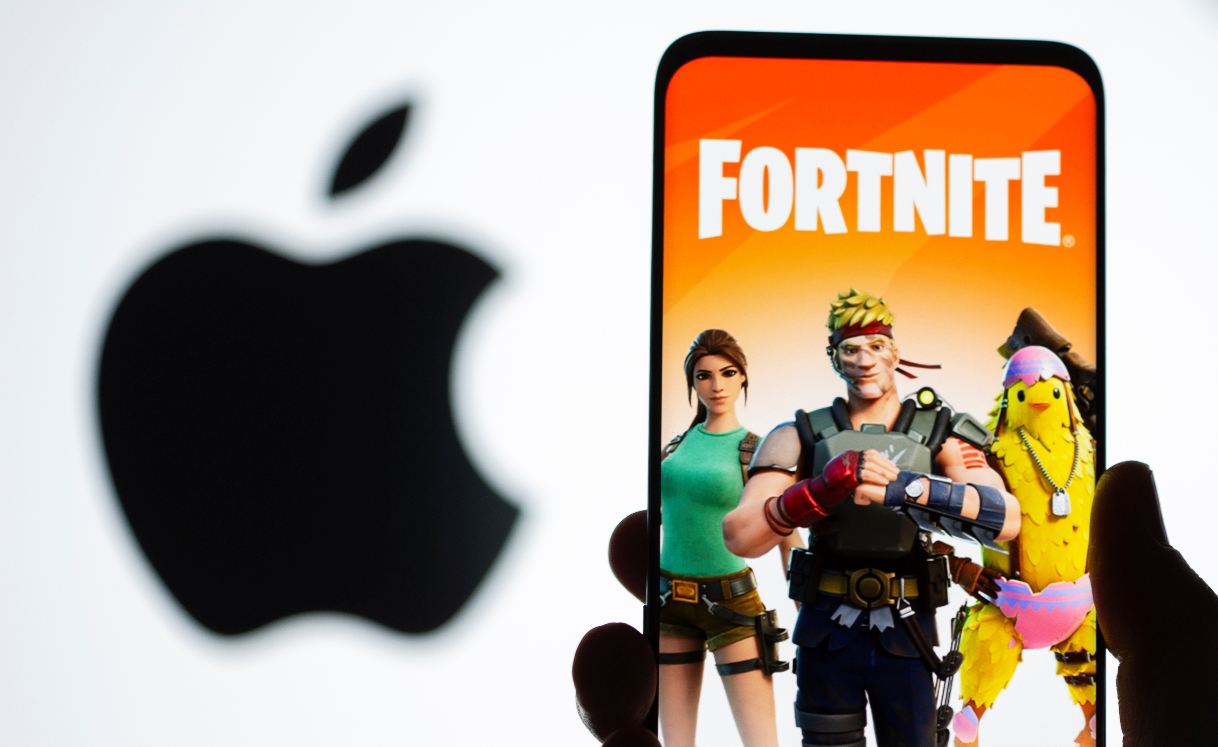 去年8月Epic Games要求在App Store內創建自家遊戲商店，惟遭蘋果斷然拒絕。（路透資料圖片）