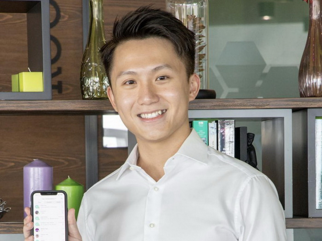 SleekFlow創辦人蔡廷峰現年26歲，但他已是第三次創業。（SleekFlow提供圖片）