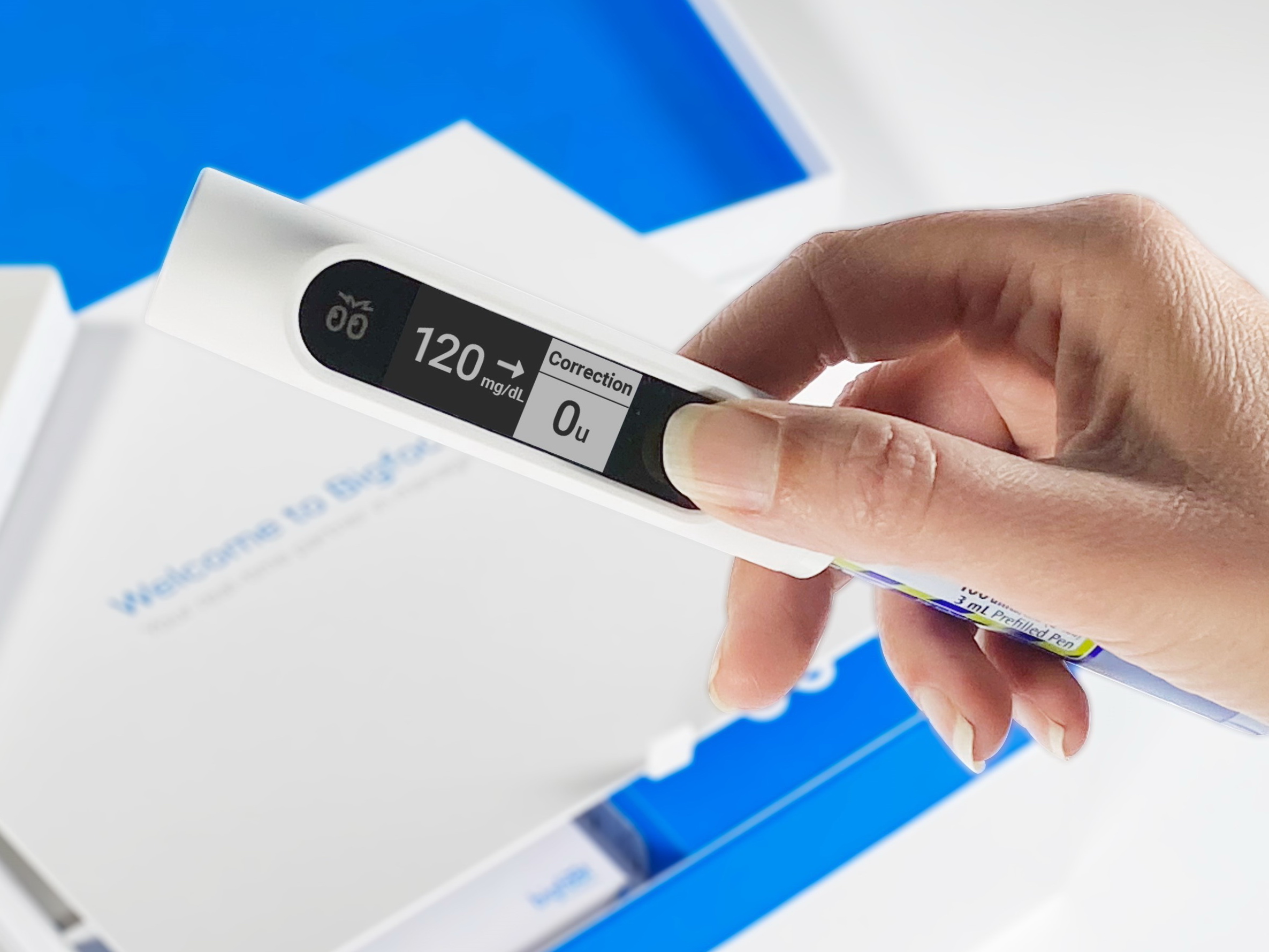 智能筆系統可助糖尿病患者檢視實時血糖數據，再推算所需胰島素劑量。（Bigfoot Biomedical圖片）