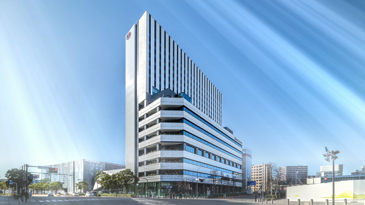 位於日本橫濱港未來21區的光榮新總部，於去年1月24日啟用。 （光榮特庫摩網上圖片）