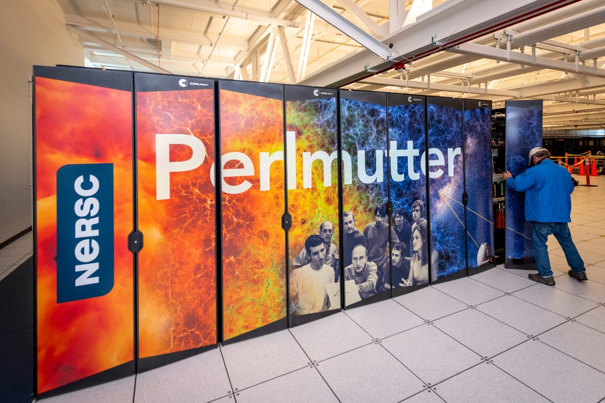 Perlmutter提供近4 exaFLOPS人工智能運算效能。（NERSC圖片）