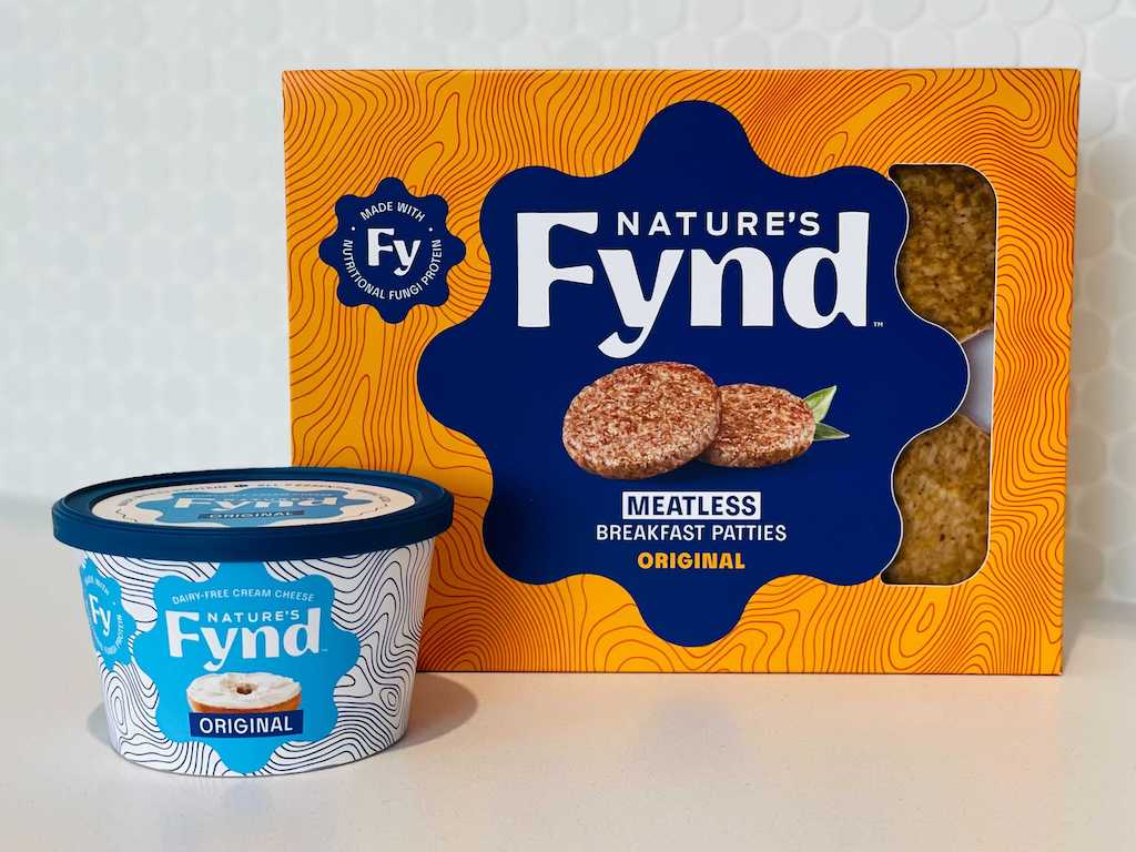 今年2月，Nature's Fynd曾在網上推出小量人造肉餅及忌廉芝士，料今年內正式發布其產品。（Nature's Fynd網上圖片）