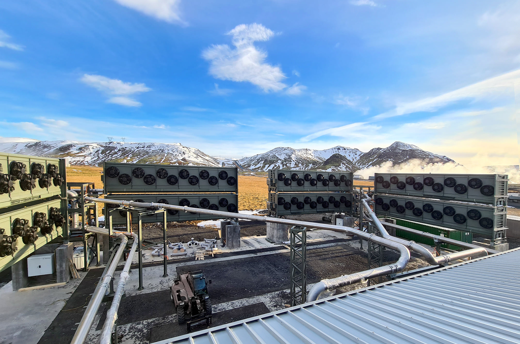 冰島Orca工廠周三啟用，依靠可再生能源運作。（Climeworks網站圖片）