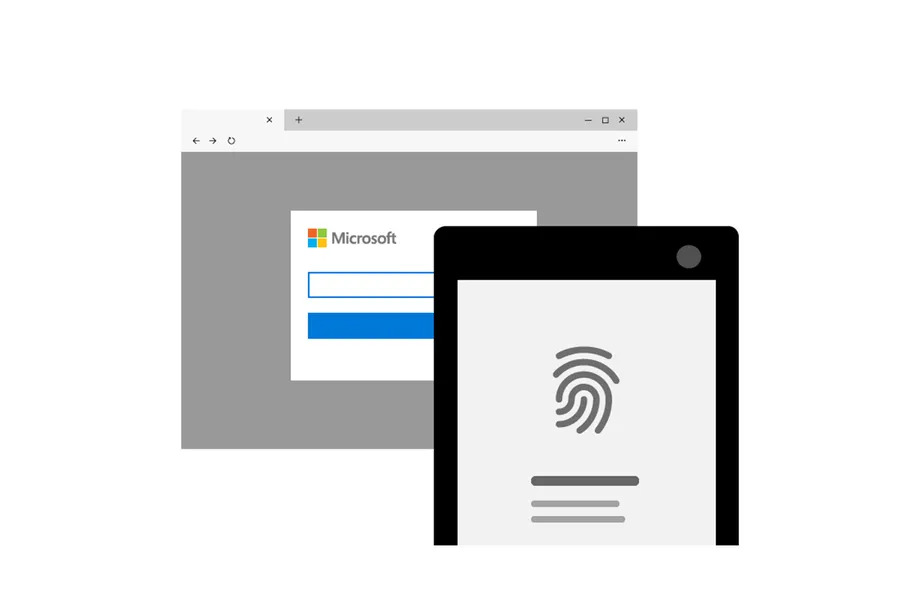 除了使用密碼組合，微軟現時亦可指紋或臉部辨識登入。（微軟網上圖片）