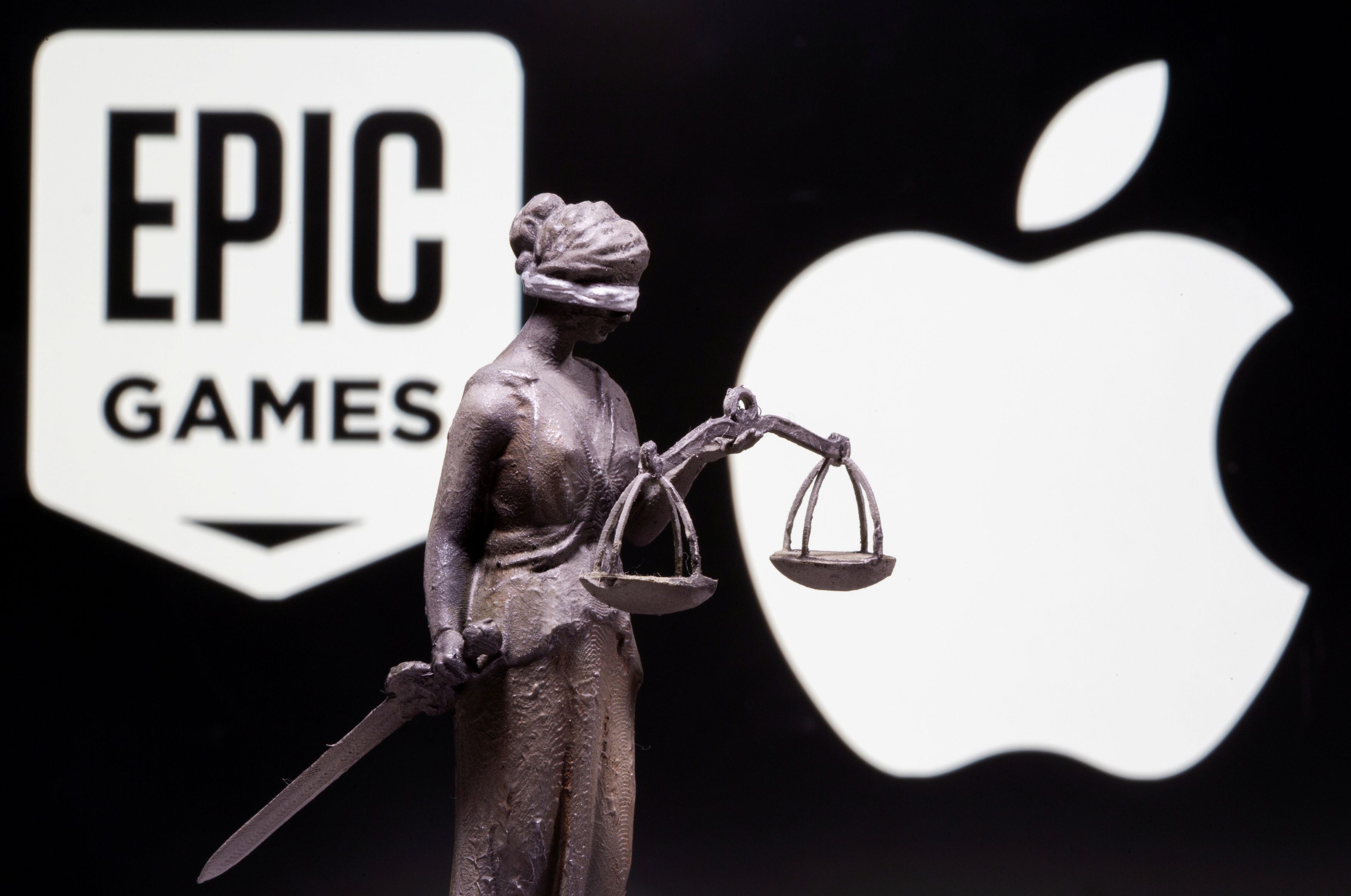 庫克稱，蘋果與Epic Games圍繞壟斷訴訟，案件共涉及10項指控，結果蘋果贏得其中9項。（路透資料圖片）