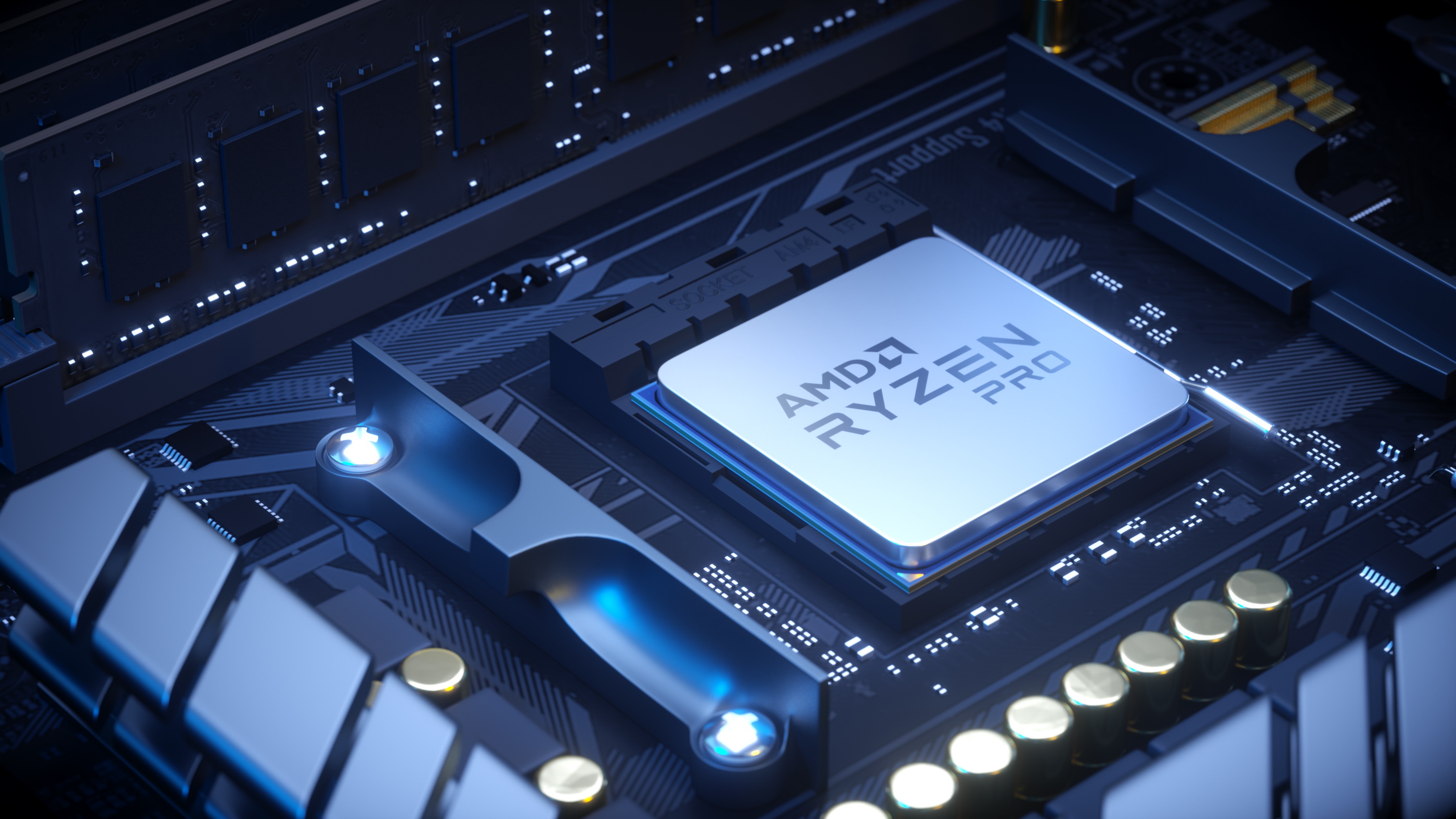 以AMD Ryzen系列處理器運行Win11，效能或會降低一成以上。（AMD圖片）