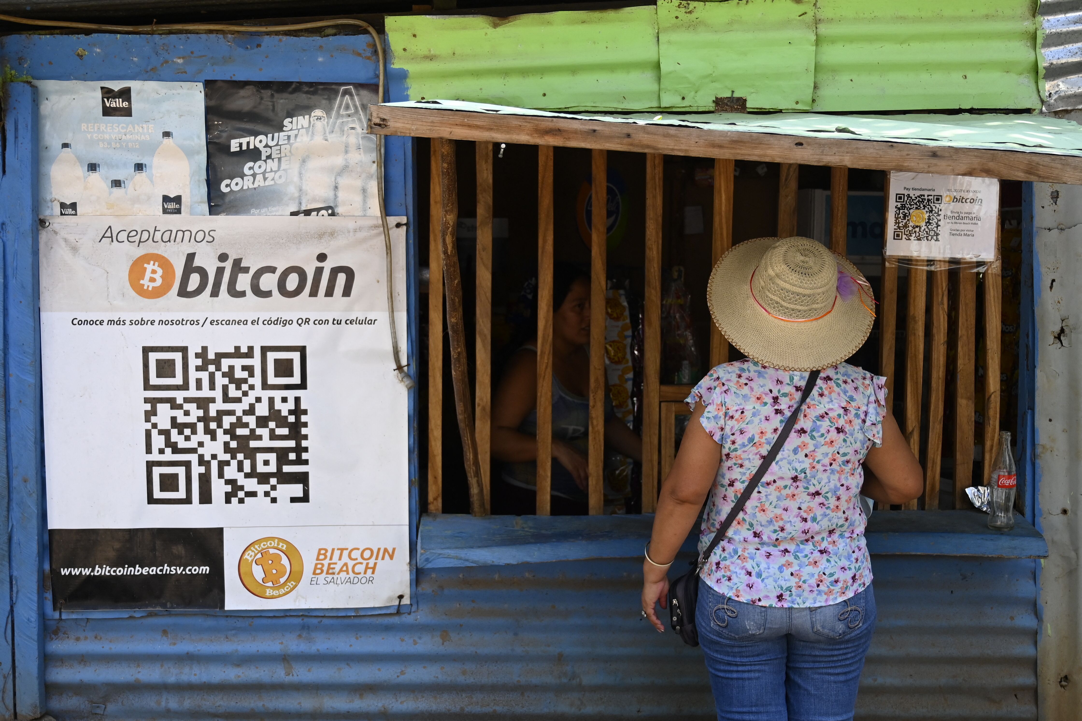 中美洲國家薩爾瓦多正式賦予比特幣（Bitcoin）法定地位。（法新社資料圖片）