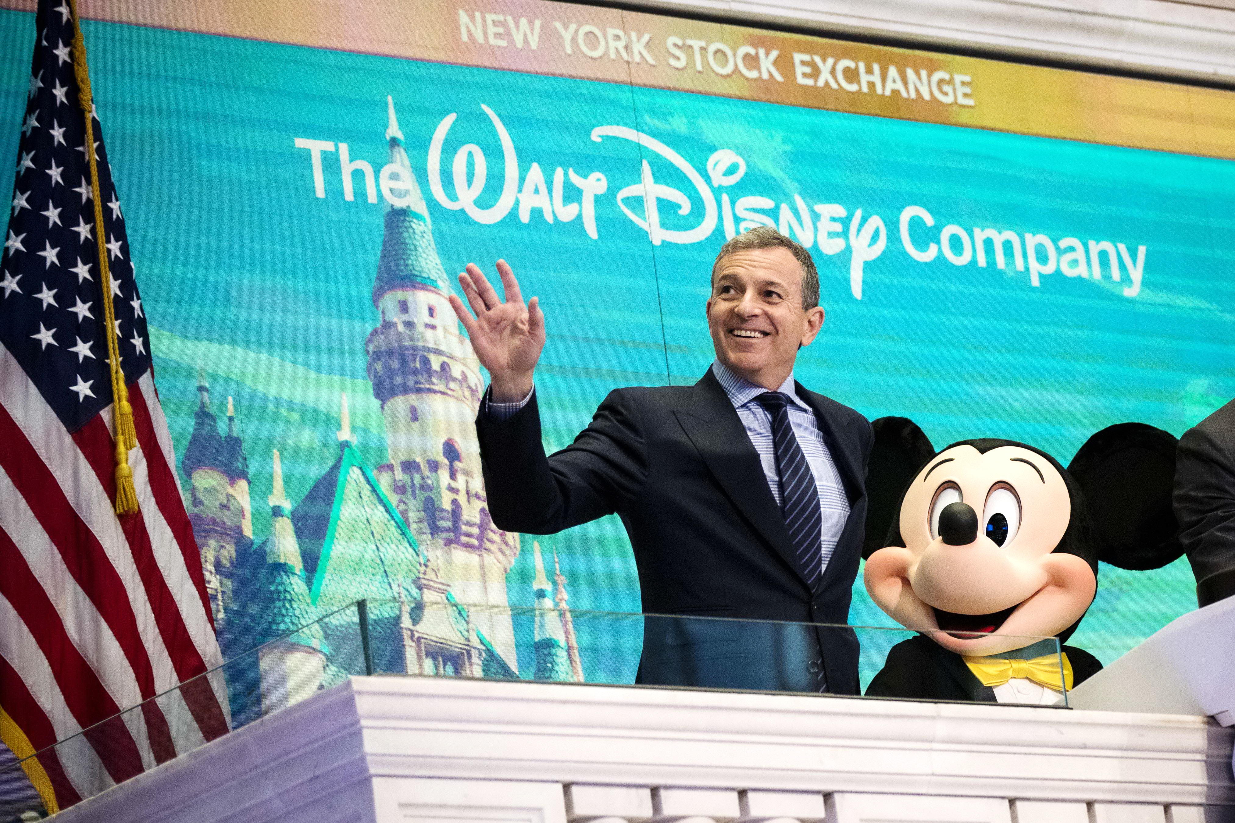 Bob Iger將於今年12月31日卸任迪士尼董事長一職。（法新社資料圖片）