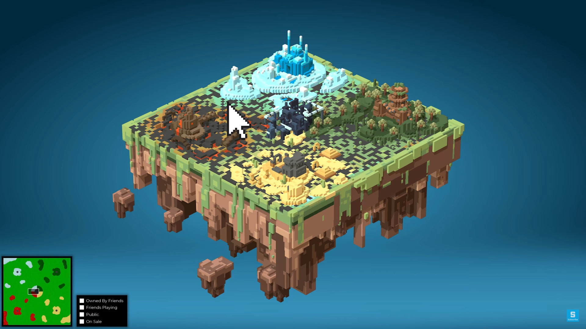 The Sandbox把遊戲的虛擬裝備、土地等，以NFT方式向玩家發行。（YouTube影片擷圖）