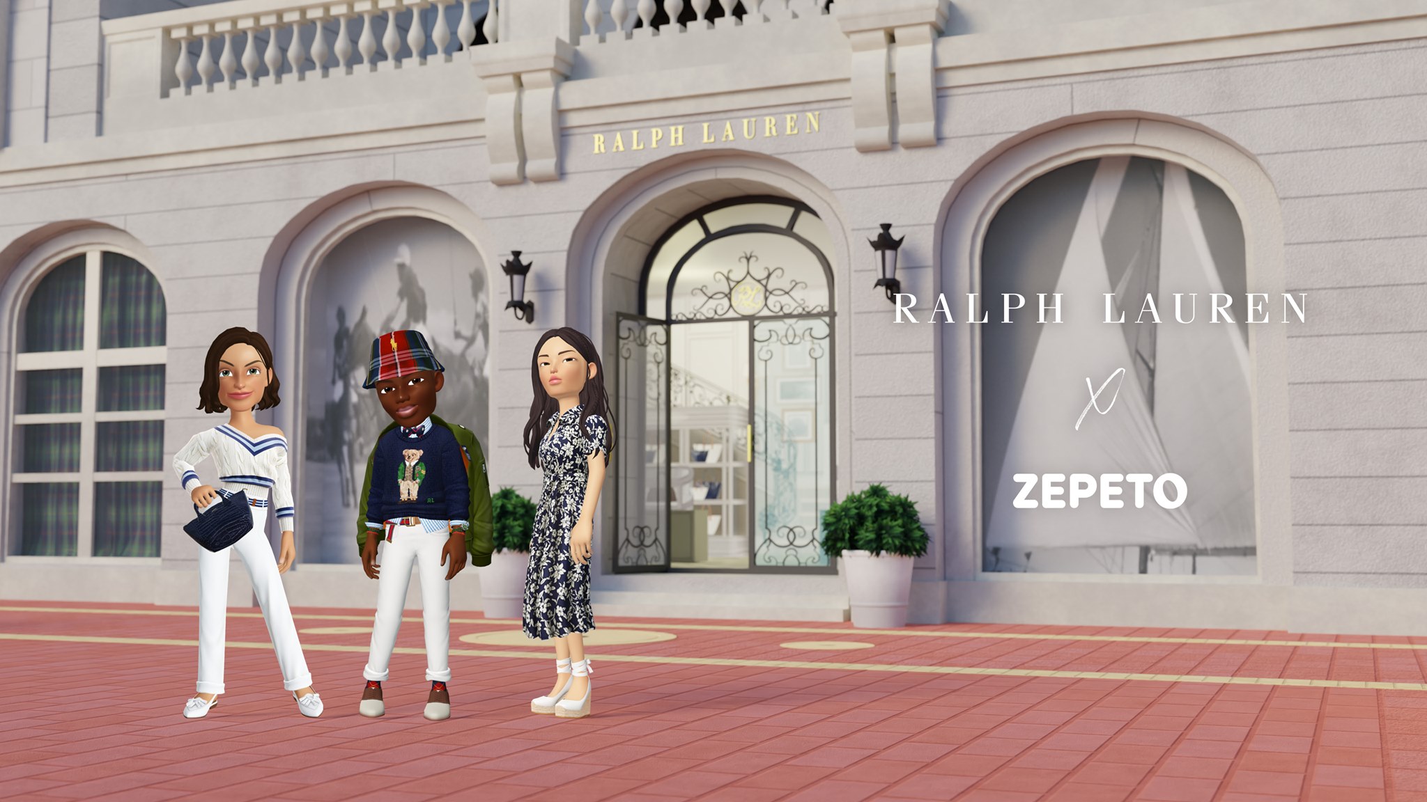 Ralph Lauren於去年8月，夥拍Zepeto推虛擬服飾。（Ralph Lauren fb圖片）