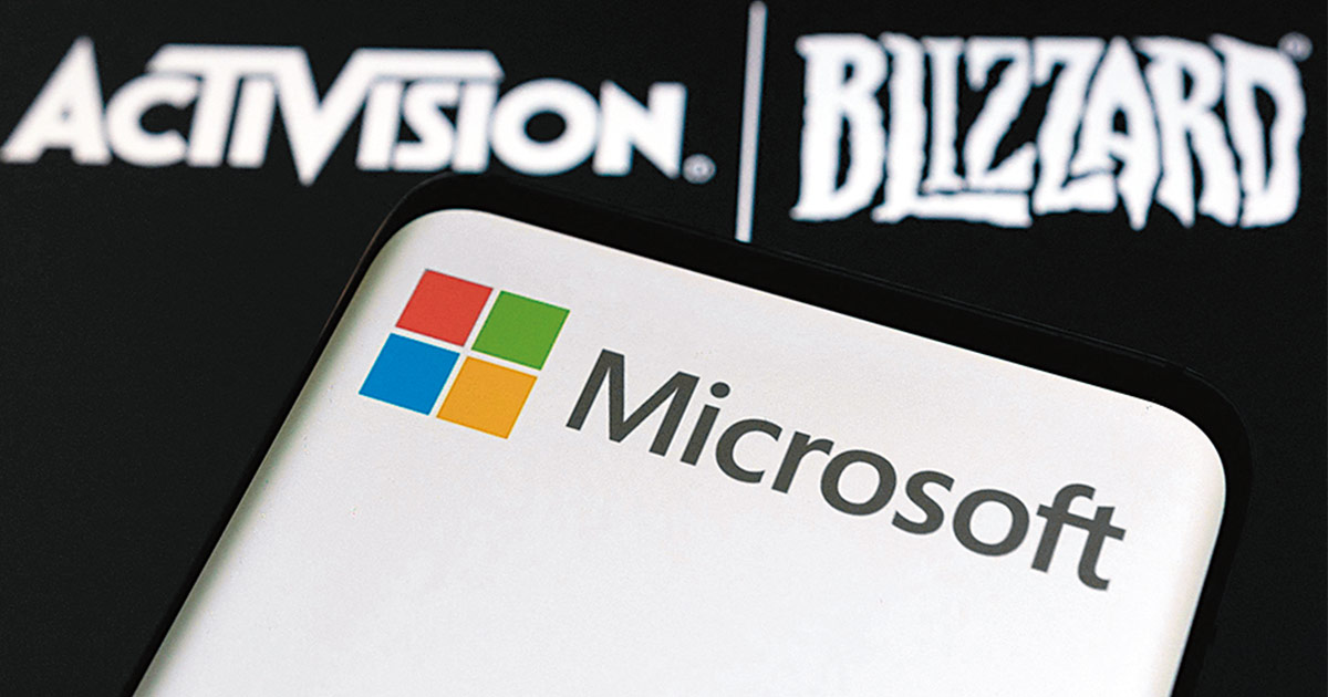 微軟收購動視暴雪後， 將成為以收入計第三大遊戲開發商。（路透圖片）