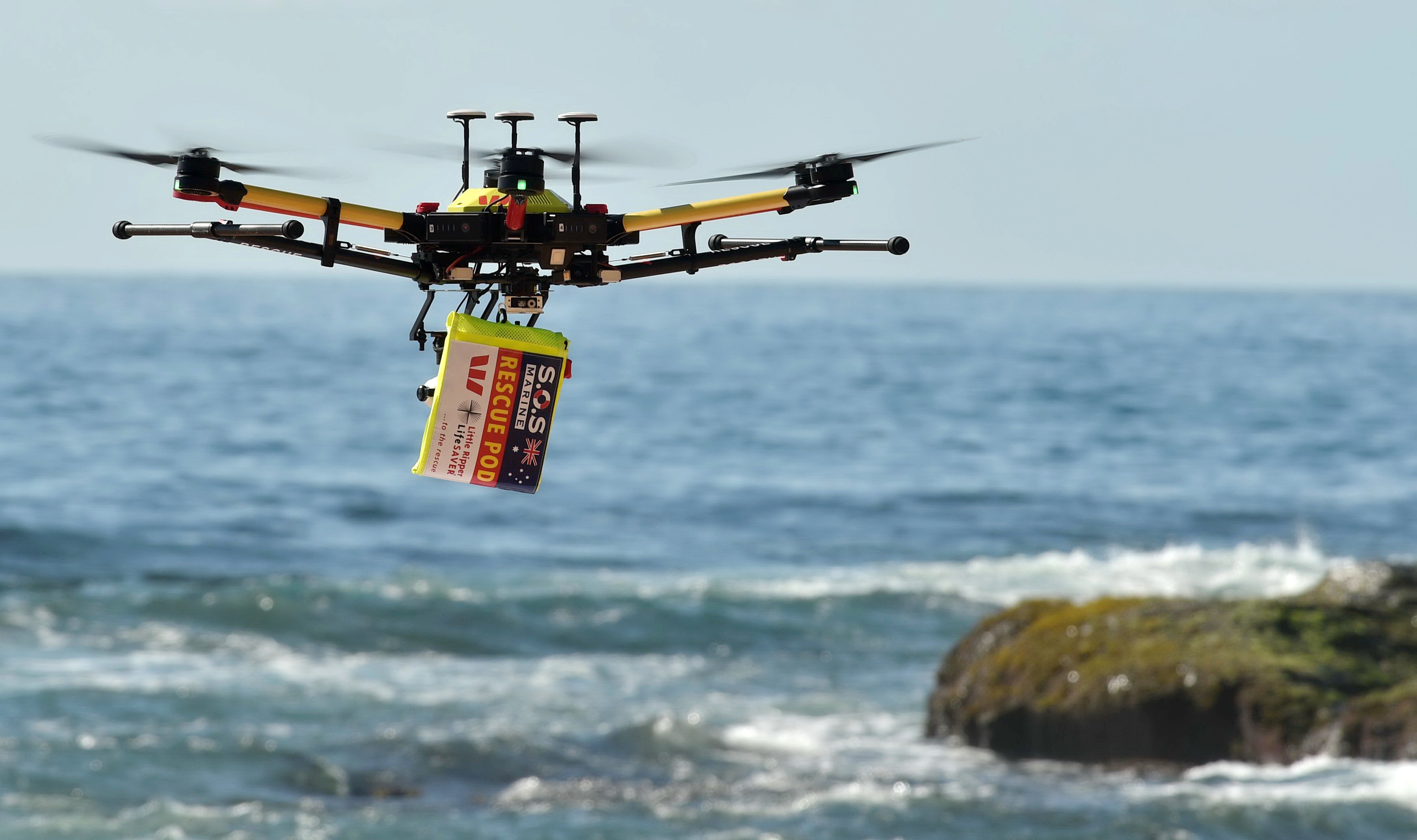 用無人機搭配雲端軟件，也可協助填海工程並保育大自然。（法新社資料圖片）