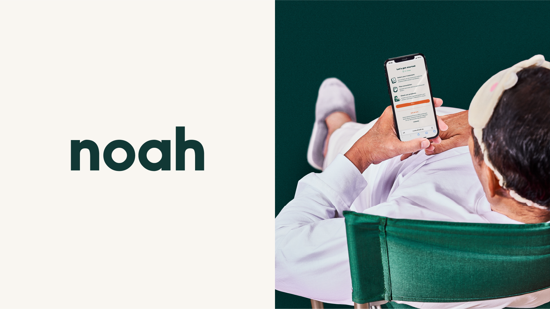 Noah於2020年6月在新加坡成立，現擁有3萬多名男性客戶，提供超過4.2萬個療程。（Noah提供圖片）