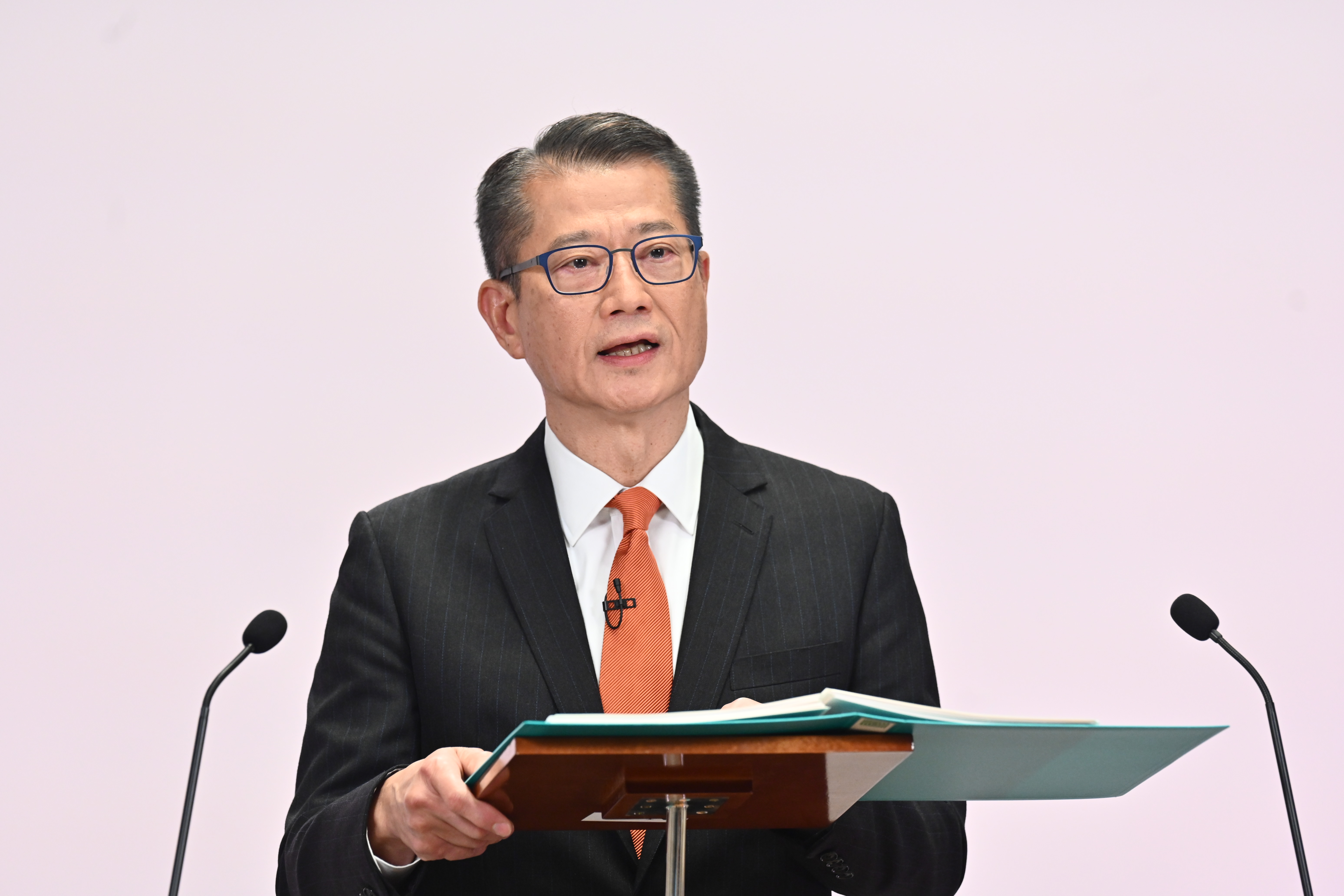 財政司司長陳茂波表示，本屆政府已投放超過1300億元於創科發展，近年成果漸現。（政府新聞處圖片）