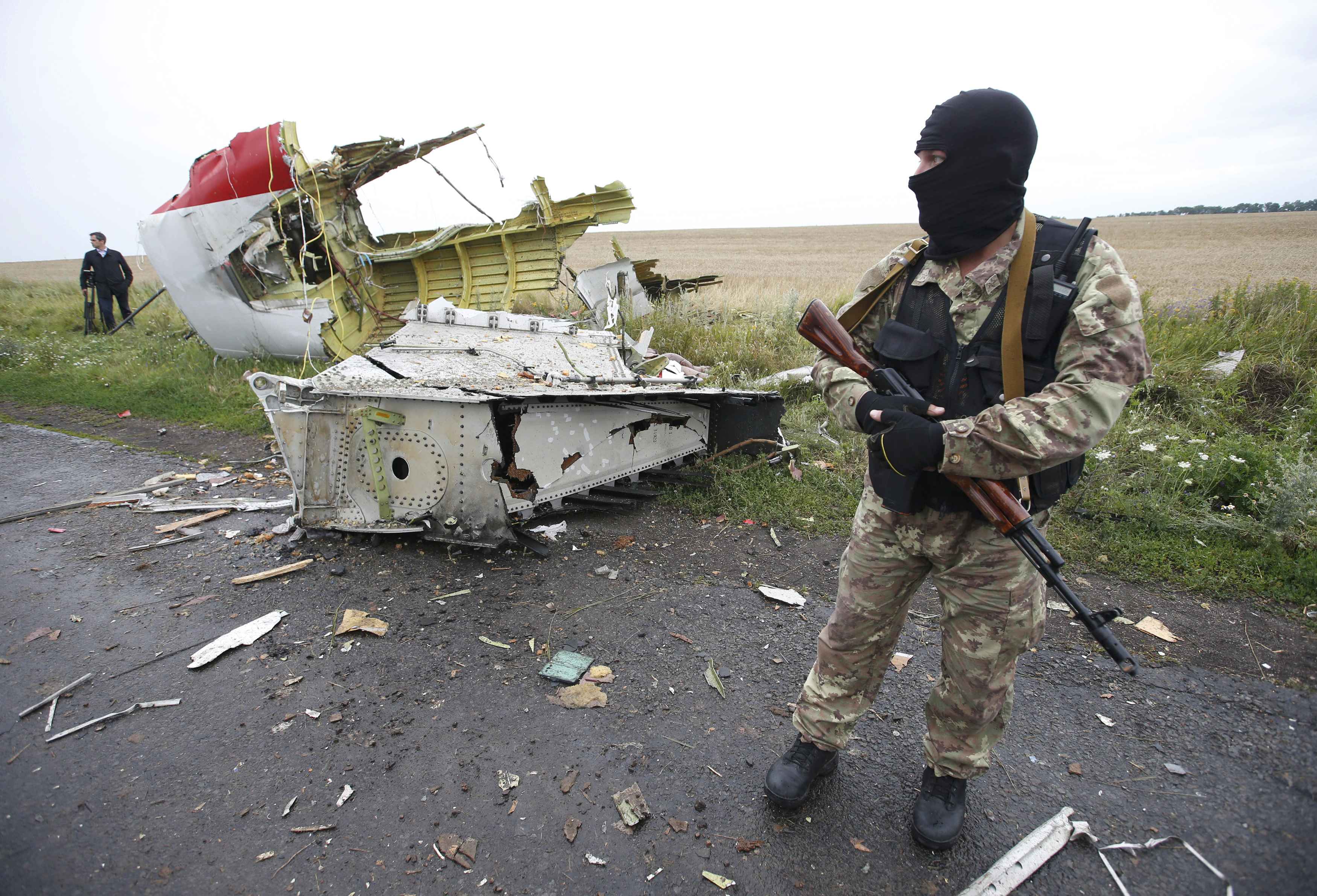載有295人的馬航MH17客機，2014年7月於烏克蘭東部墜毀。（路透資料圖片）