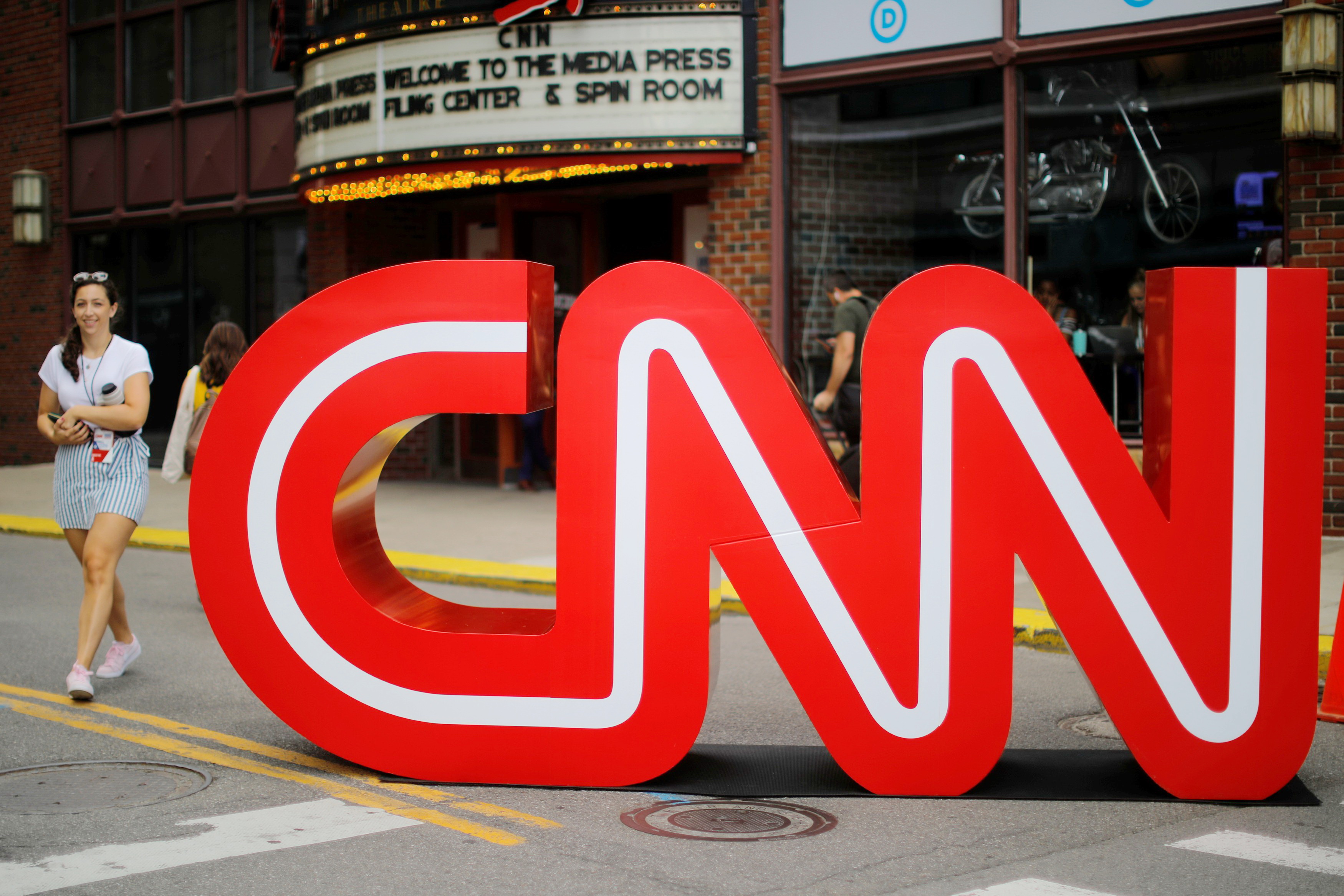 CNN不足兩周前才易主，轉為由旗下華納媒體和Discovery合組而成的新公司華納兄弟探索。（路透資料圖片）