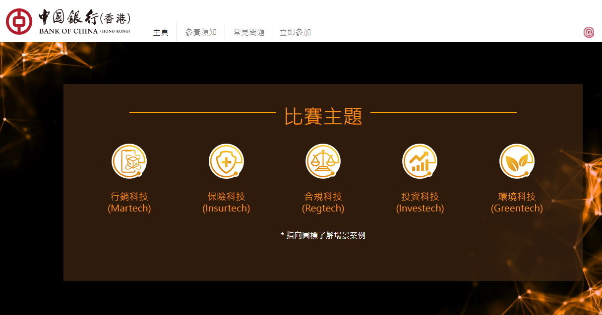 「中銀香港創新先驅大賽2021-22」設有5個比賽主題。（網上圖片）