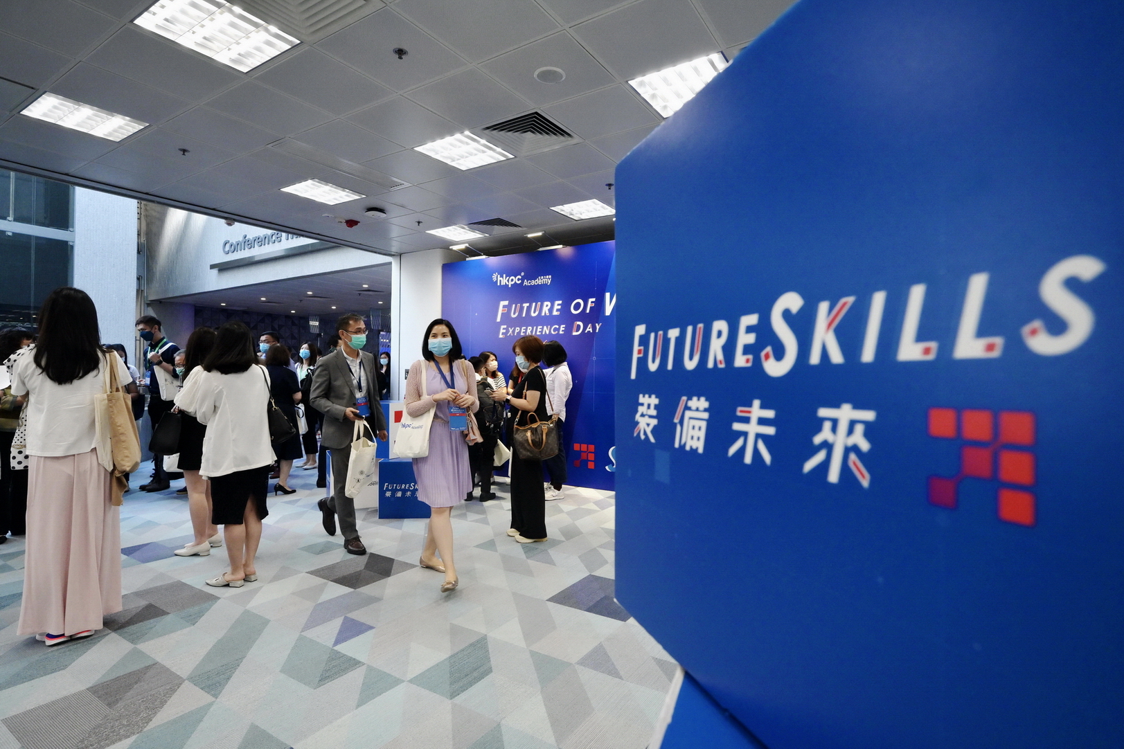 薛永恒稱，香港把創科發展成經濟新動力，為年輕人提供機會，相信新一屆政府會接力推動創科。（政府新聞處圖片）