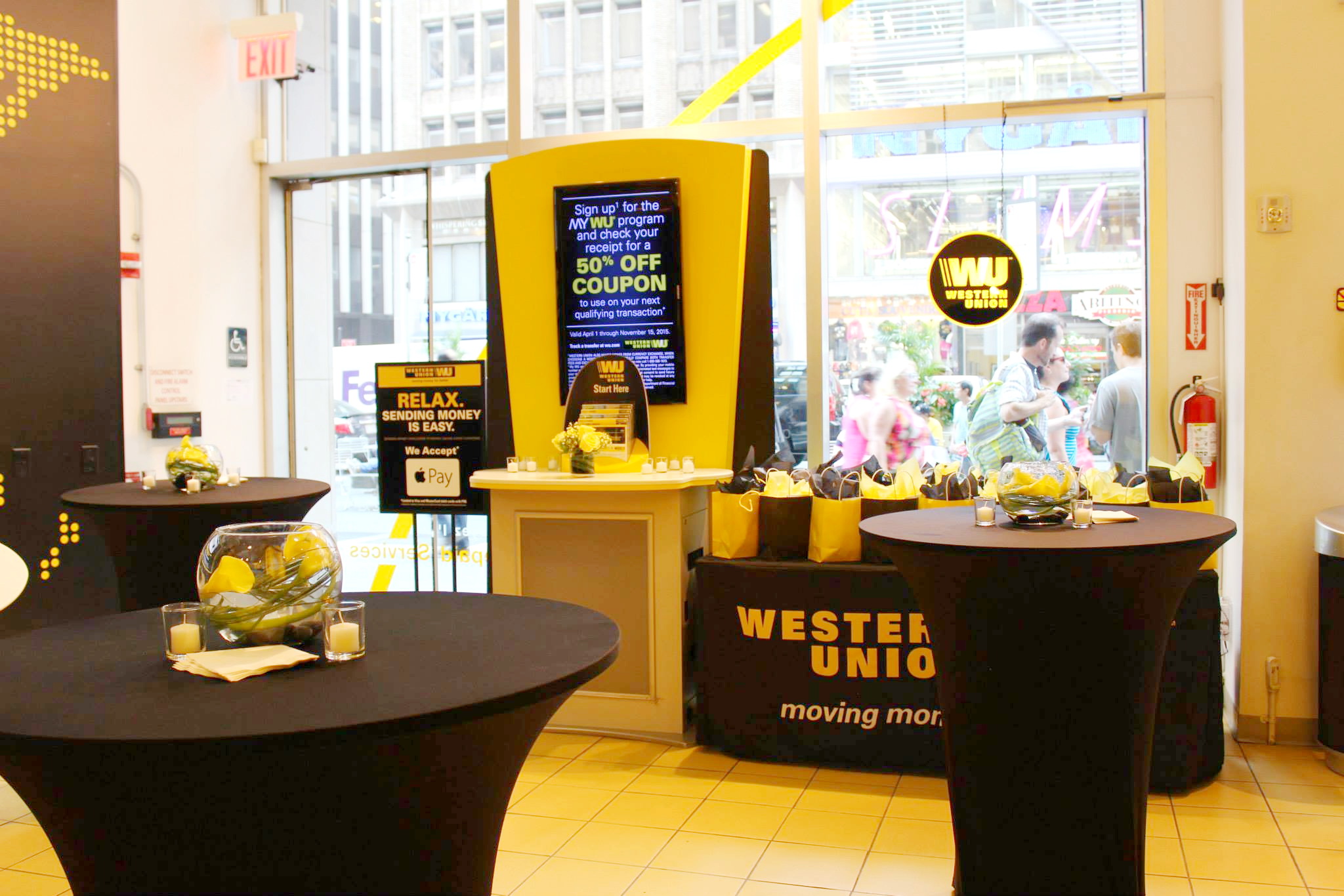 因為電報的發明，電報滙款公司Western Union應運而生。（Western Union fb圖片）