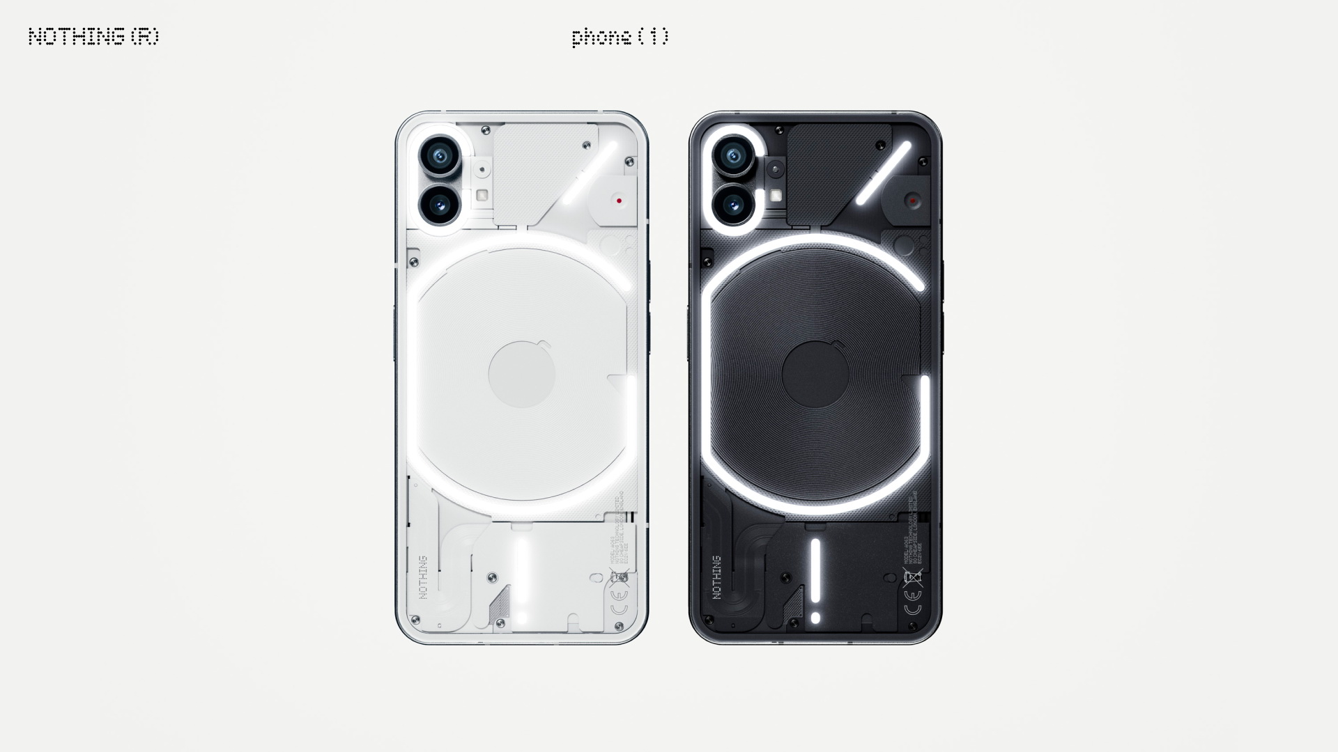 Nothing Phone（1）獨特透明背蓋，由400多個零件組成。（Nothing網頁圖片）