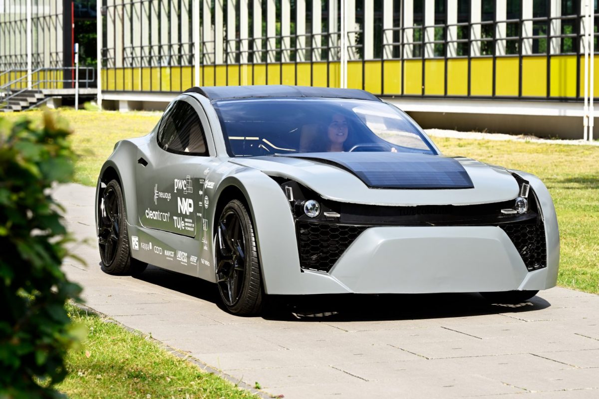 研發團隊為Zem電動車加入空氣過濾器功能，可沿途捕獲二氧化碳。（TU/ecomotive網上圖片）