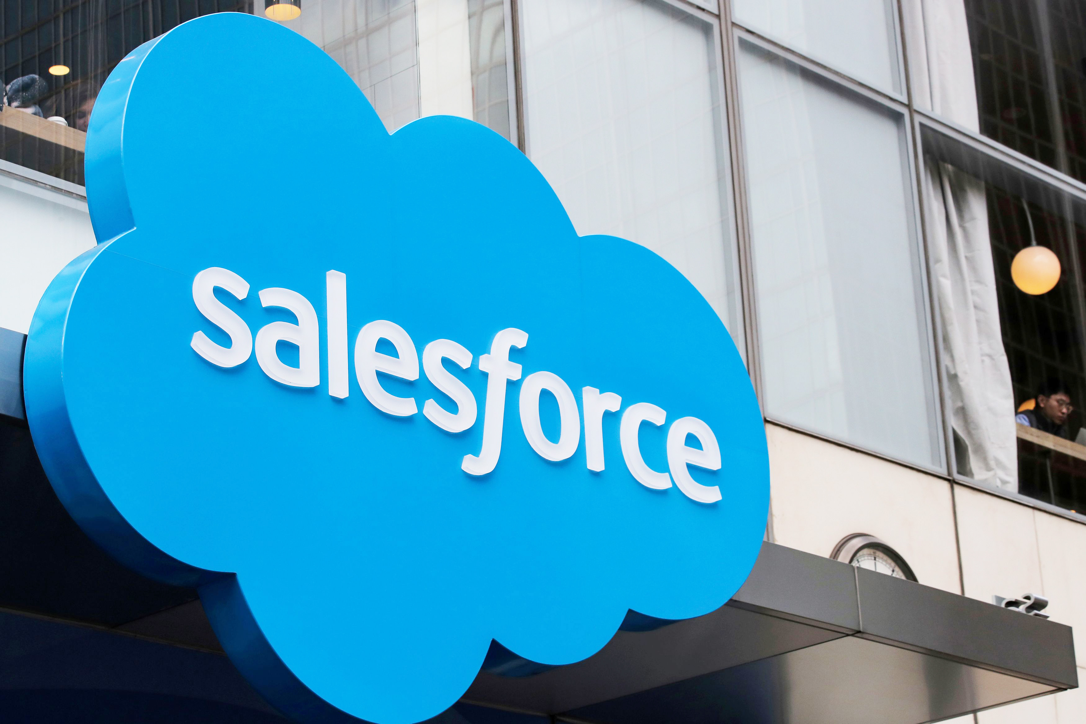 有消息指，Salesforce調整中國區業務，並關閉香港辦事處。（法新社資料圖片）