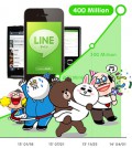 Line 的用戶數量至今已突破4億。`