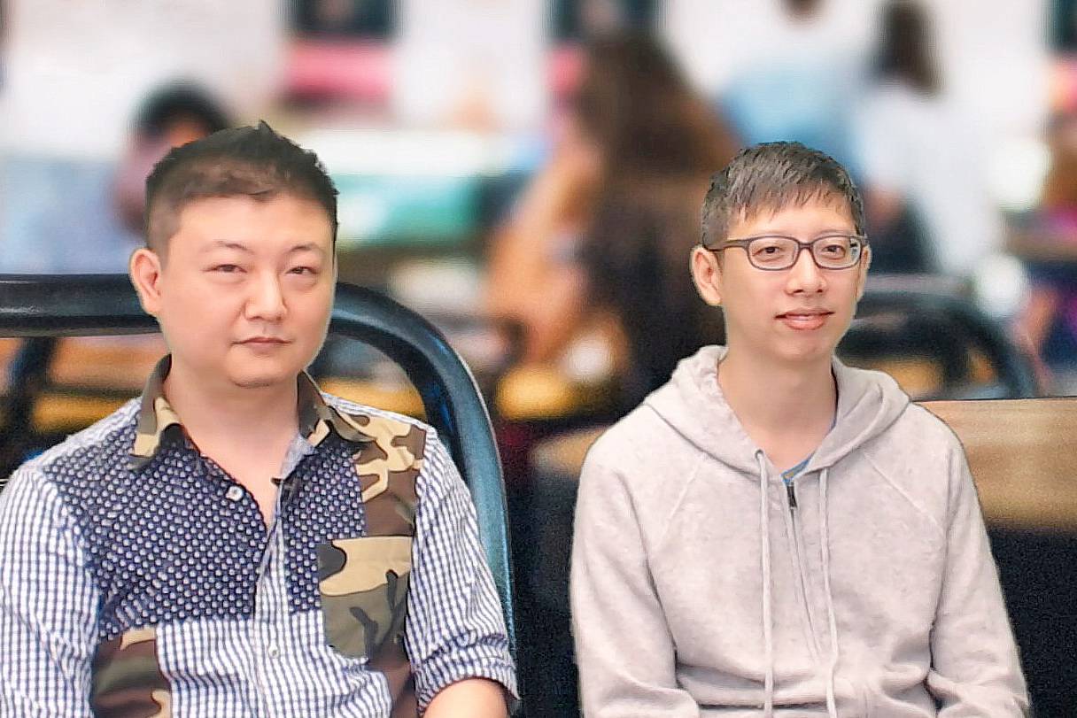 港產手機程式Sorted由蔡振宏（左）及吳卓強開發，他們稱公司體制簡單，不設全職員工。