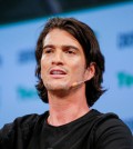 HKEJ20190914A18 | FILE PHOTO: Adam Neumann, CEO of WeWork, speaks to guests during the TechCrunch Disrupt event in Manhattan, in New York City, NY, U.S. May 15, 2017. REUTERS/Eduardo Munoz -/File Photo